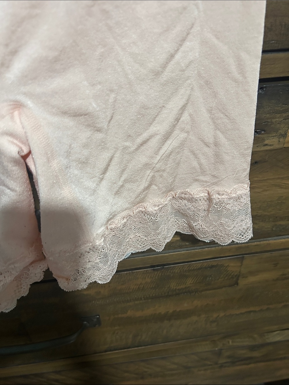 Breezies White & Pink Longline slip shorts. Under dresses and skirts. Set of 2 - Picture 4 of 8